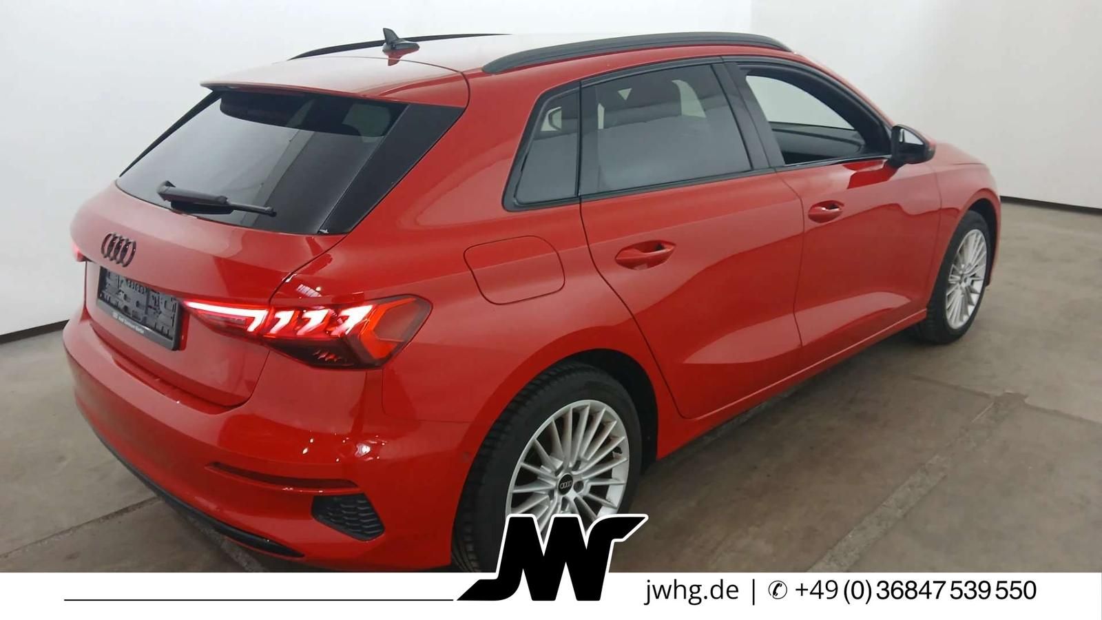 Audi A3 2022 г. Красный, пробег 29800 км