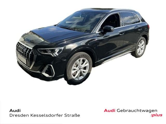 Audi Q3 2022 г. Чёрный, пробег 40352 км