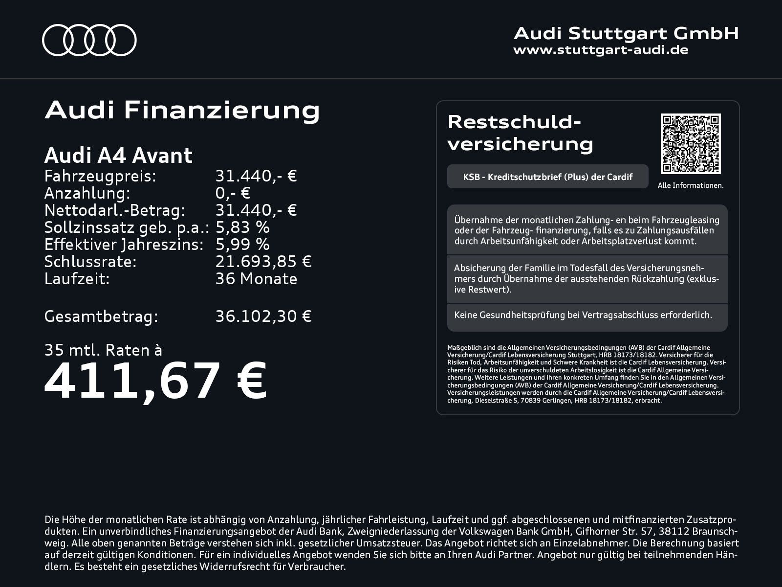 Audi A4 2024 г. Серый, пробег 33264 км