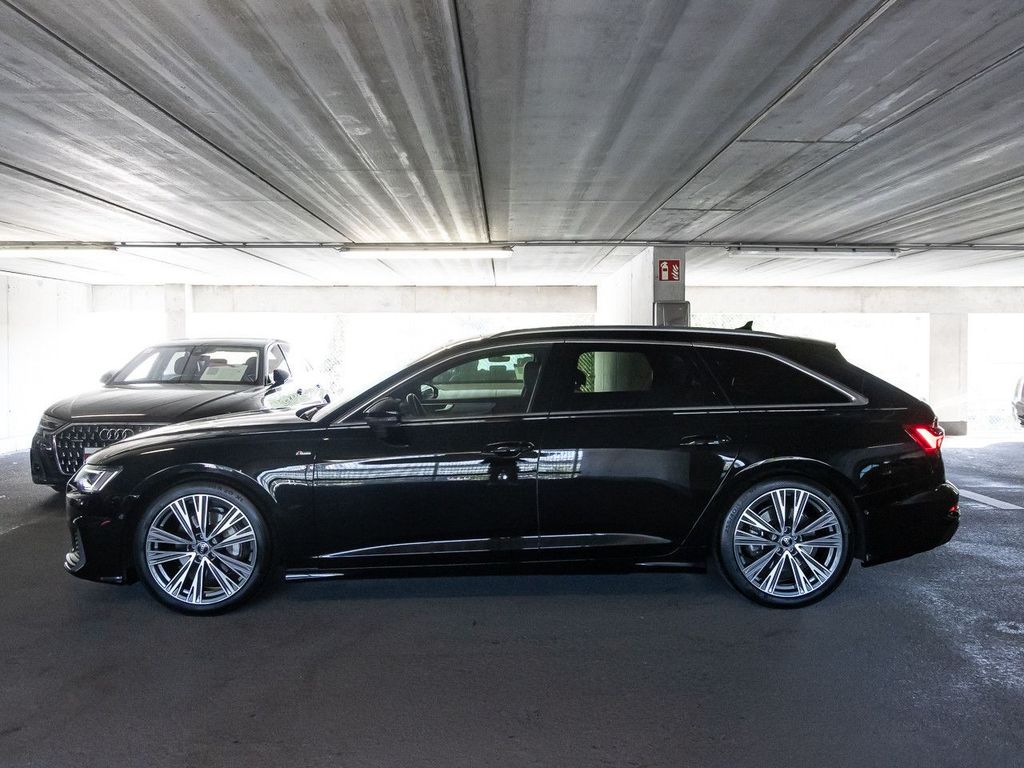 Audi A6 2023 г. Чёрный, пробег 42635 км