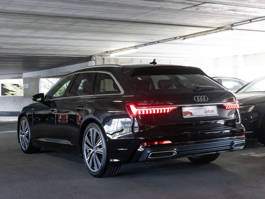 Audi A6 2023 г. Чёрный, пробег 42635 км
