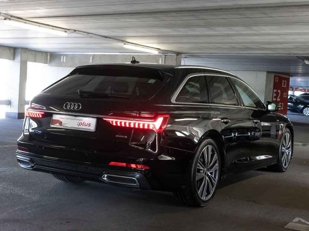 Audi A6 2023 г. Чёрный, пробег 42635 км