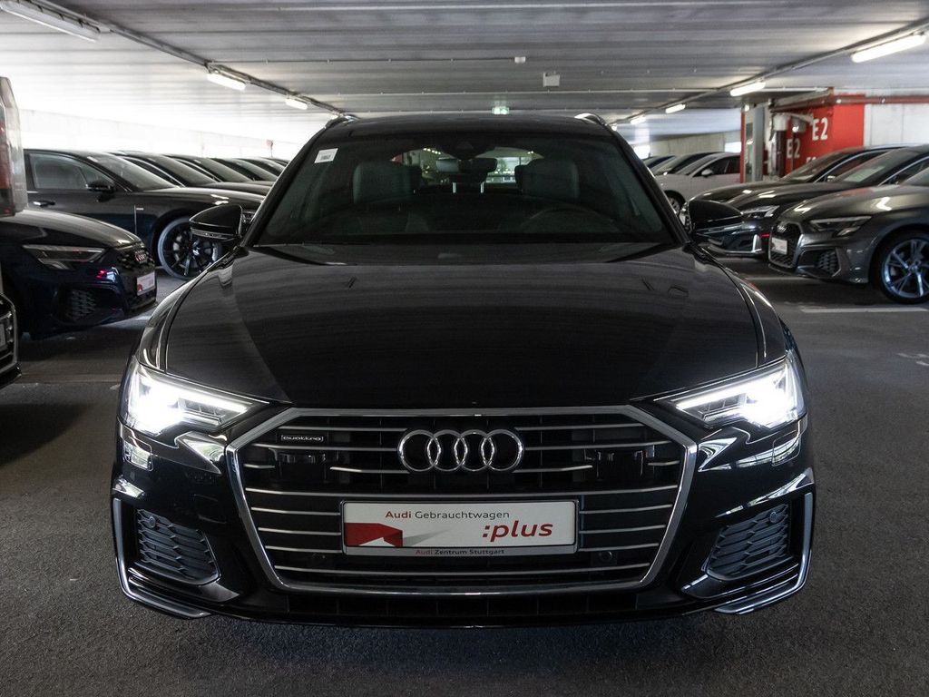 Audi A6 2023 г. Чёрный, пробег 42635 км