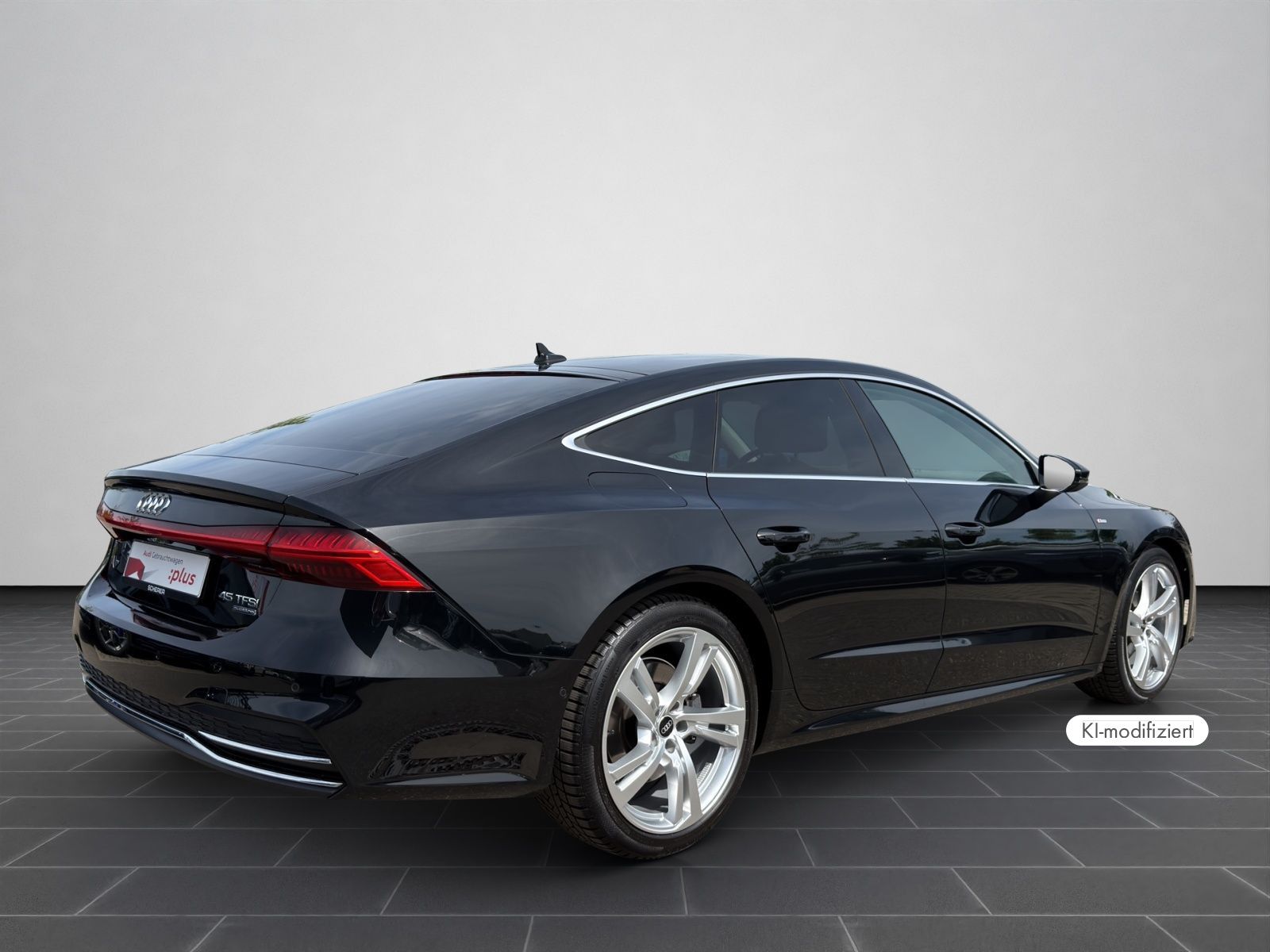 Audi A7 2023 г. Чёрный, пробег 45400 км