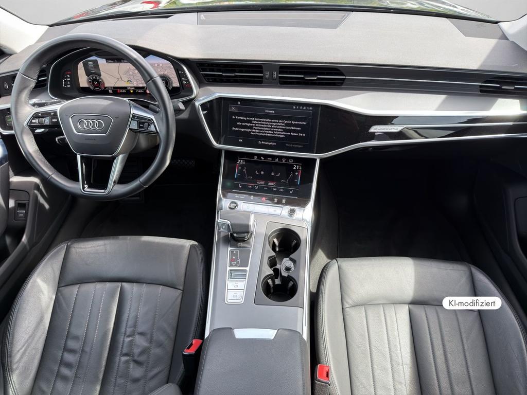 Audi A7 2023 г. Чёрный, пробег 45400 км