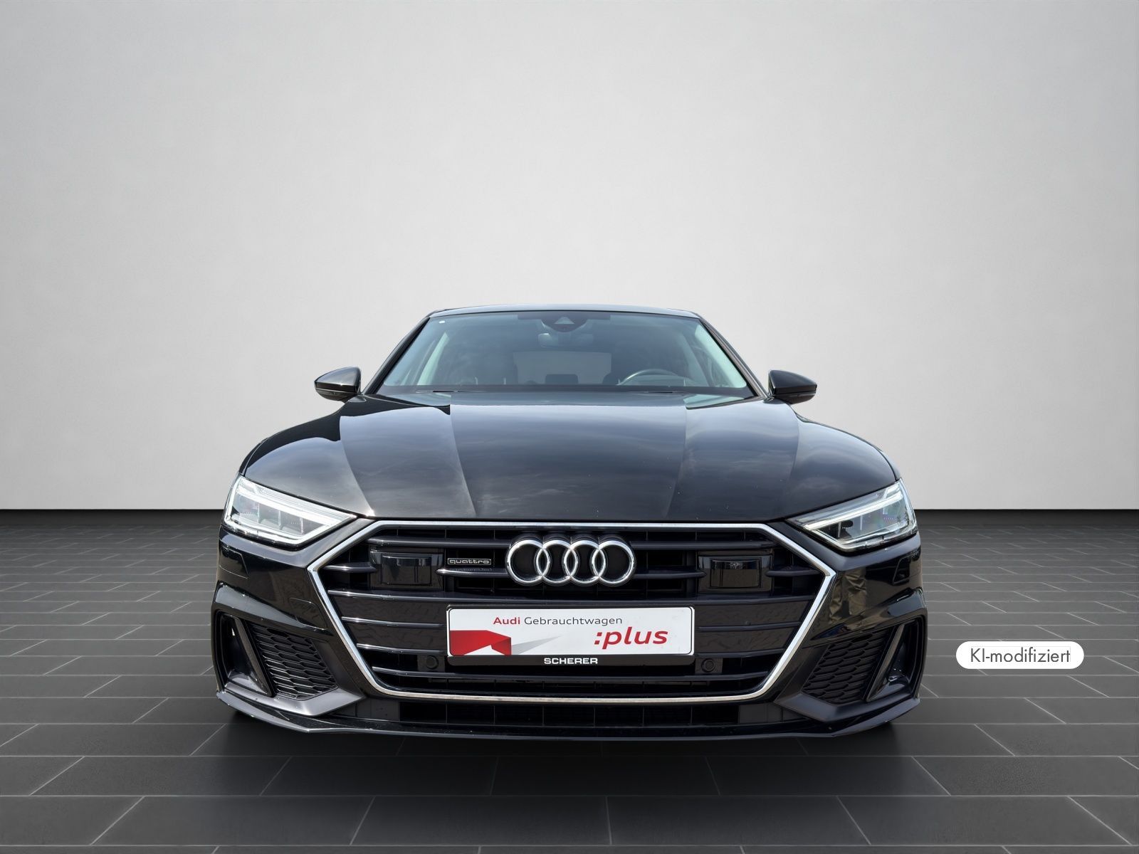 Audi A7 2023 г. Чёрный, пробег 45400 км