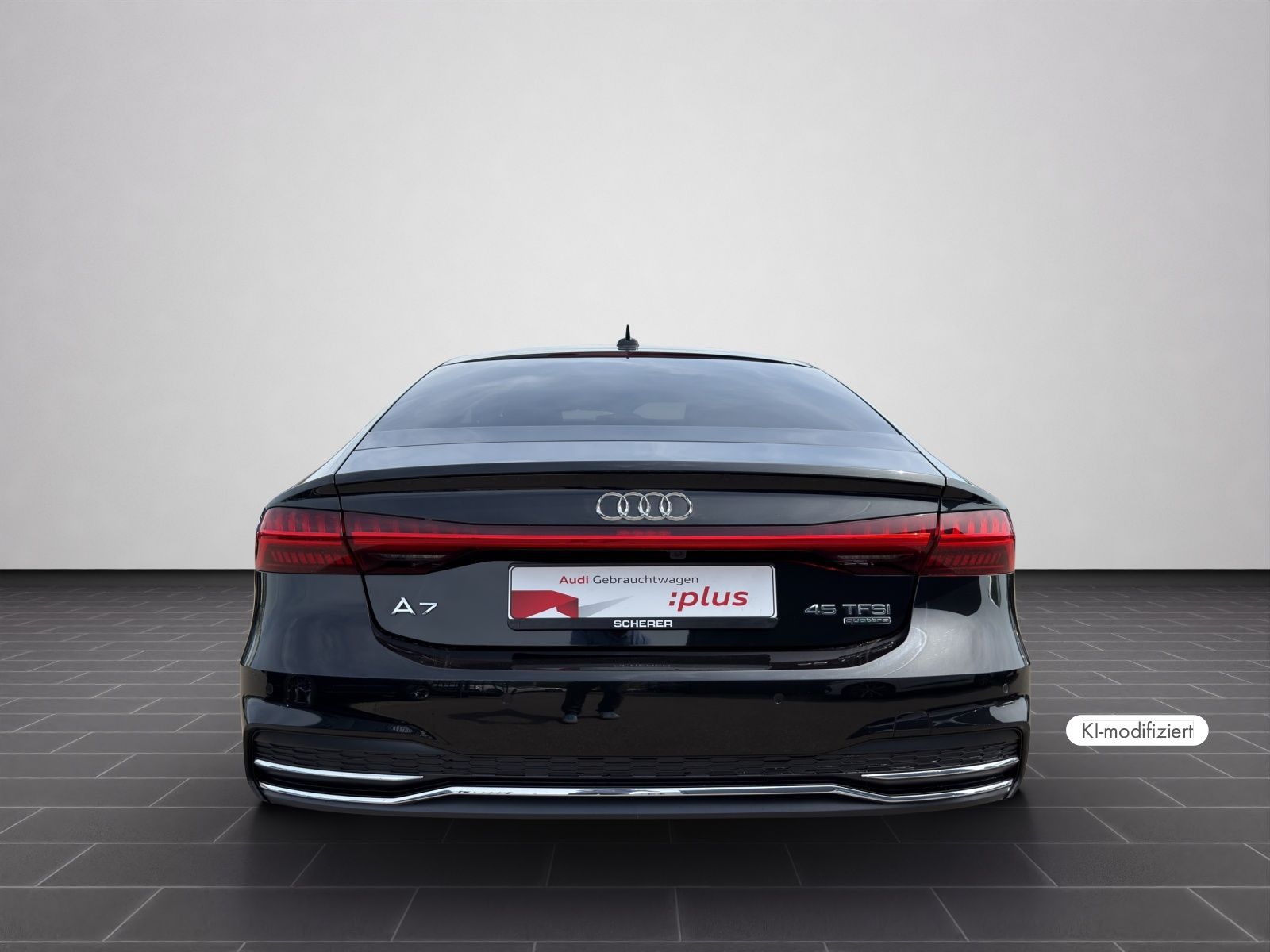 Audi A7 2023 г. Чёрный, пробег 45400 км