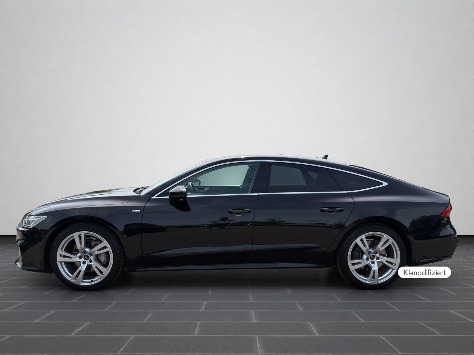 Audi A7 2023 г. Чёрный, пробег 45400 км