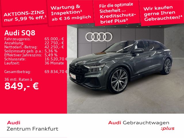 Audi SQ8 2023 г. Серый, пробег 55793 км