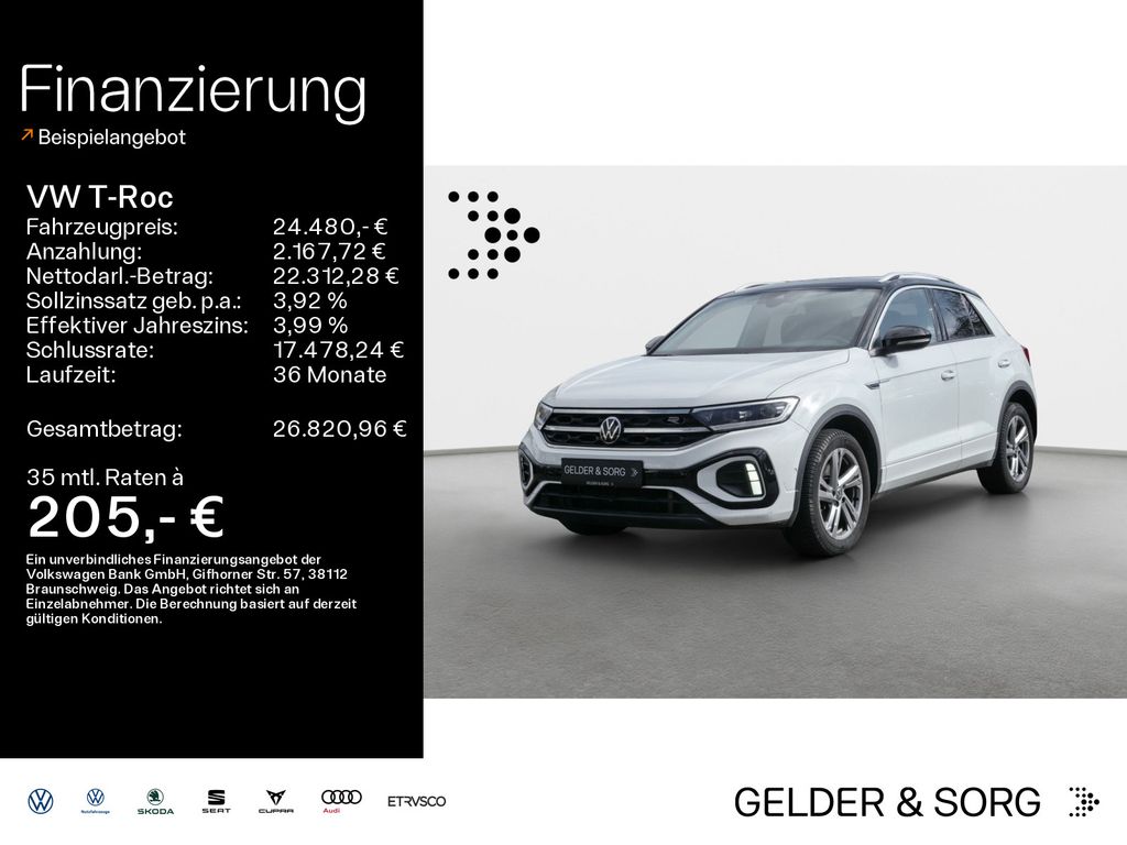 Volkswagen T-Roc 2023 г. Белый, пробег 51500 км