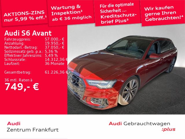 Audi S6 2024 г. Красный, пробег 36052 км