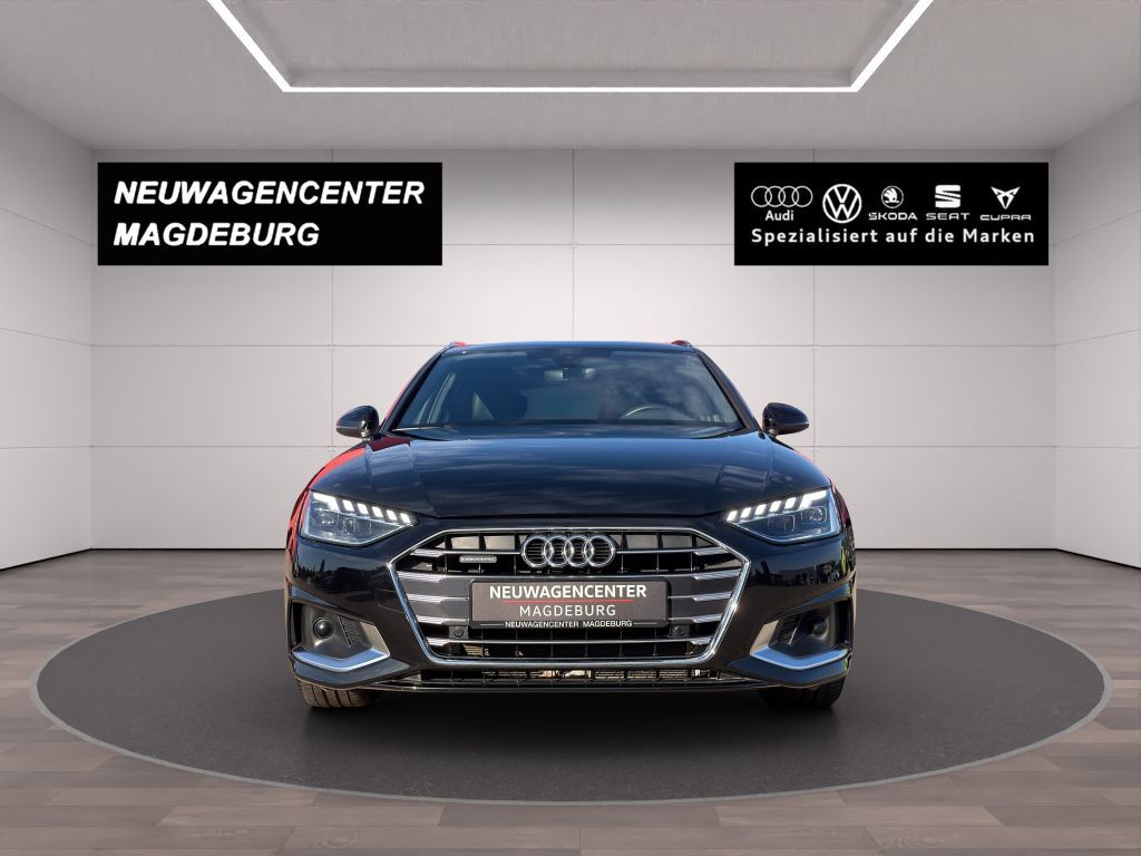 Audi A4 2023 г. Синий, пробег 37485 км