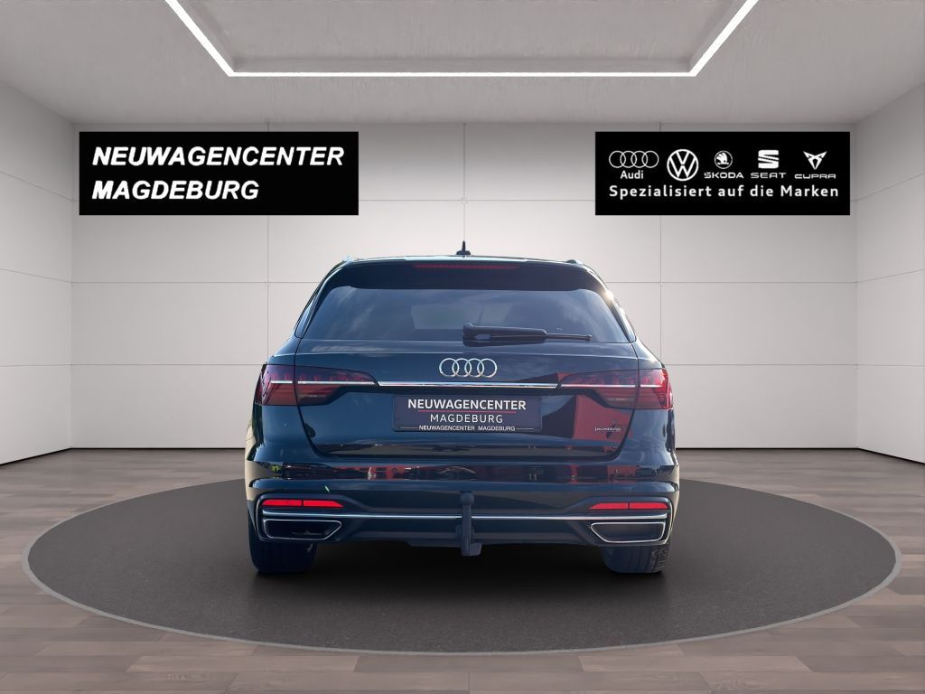 Audi A4 2023 г. Синий, пробег 37485 км
