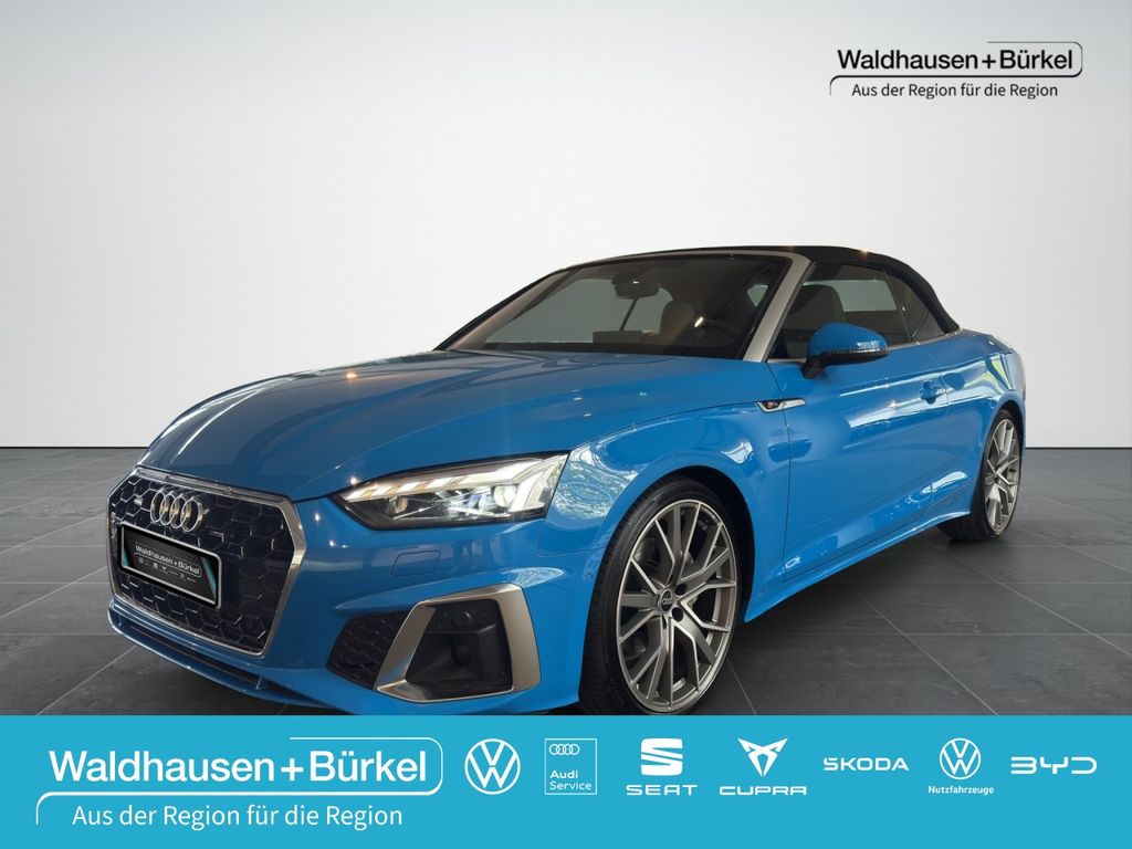 Audi A5 2022 г. Синий, пробег 38119 км