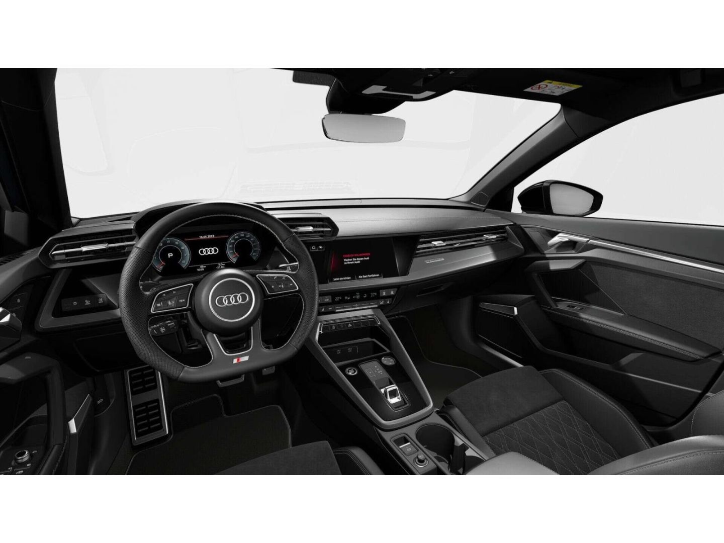 Audi A3 2023 г. Синий, пробег 35394 км