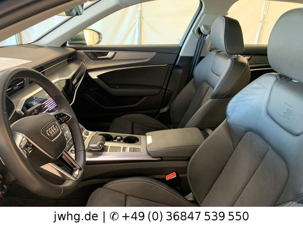 Audi S6 2023 г. Чёрный, пробег 19980 км