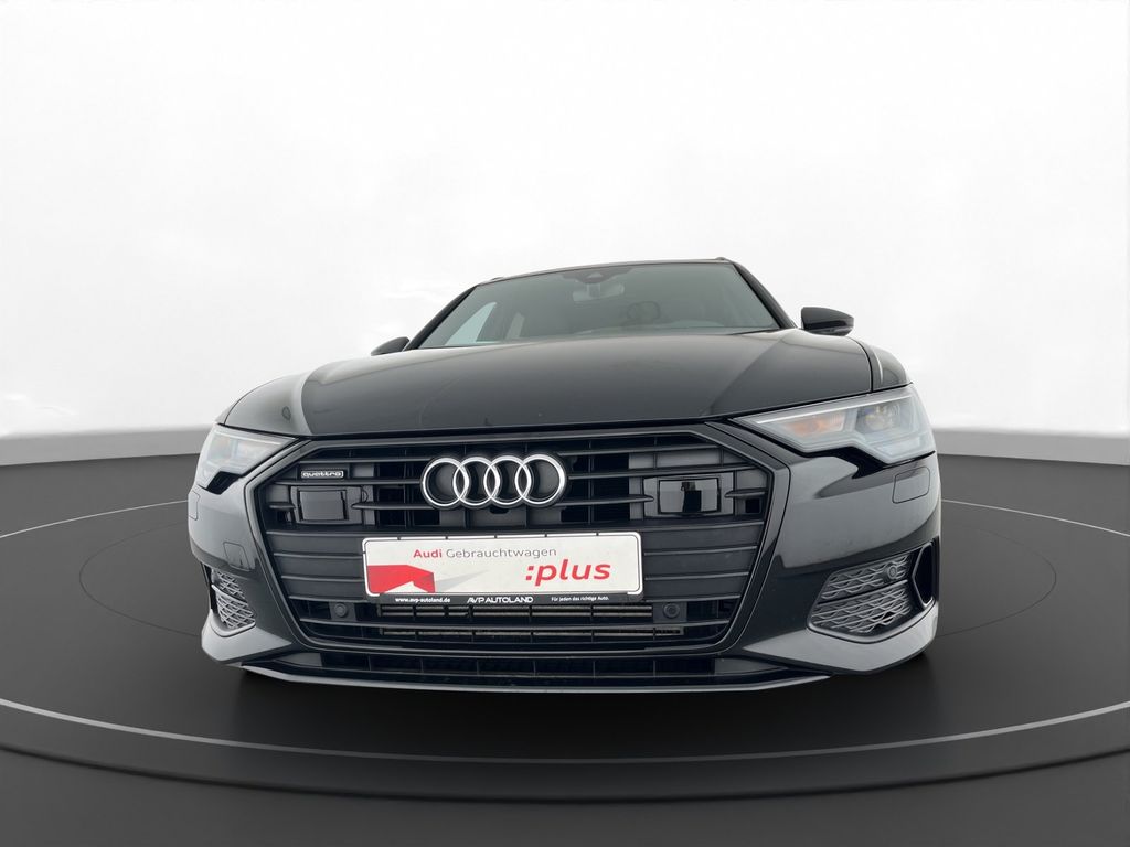 Audi A6 2021 г. Чёрный, пробег 58968 км