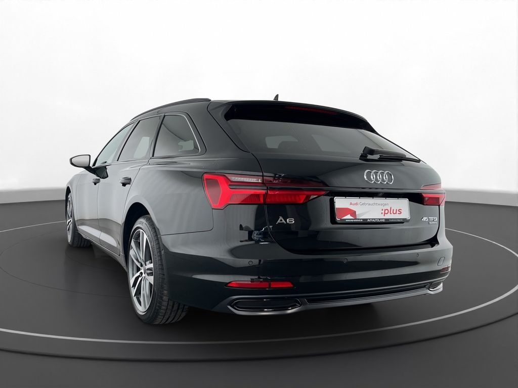 Audi A6 2021 г. Чёрный, пробег 58968 км