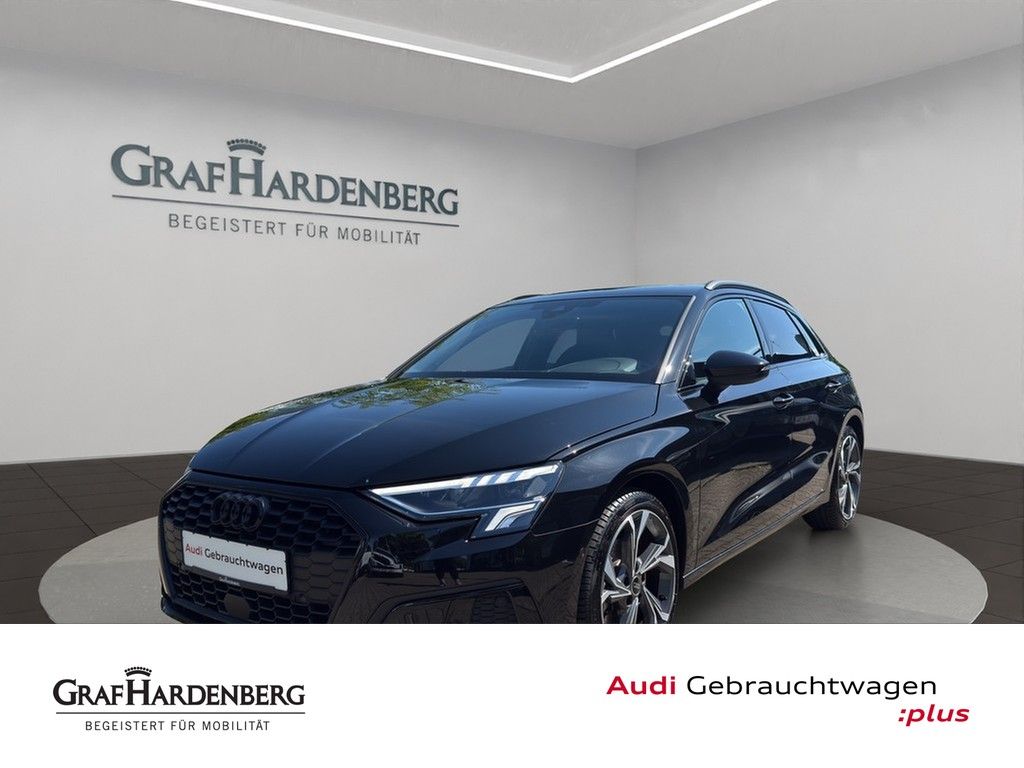 Audi A3 2024 г. Чёрный, пробег 23900 км
