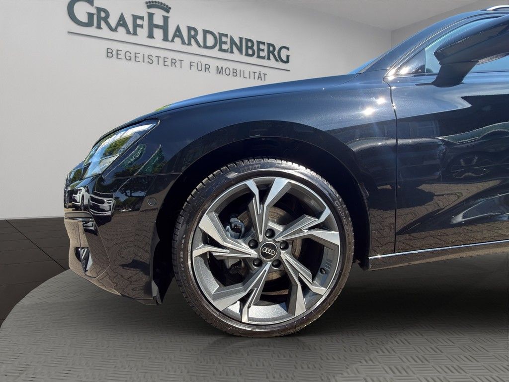 Audi A3 2024 г. Чёрный, пробег 23900 км
