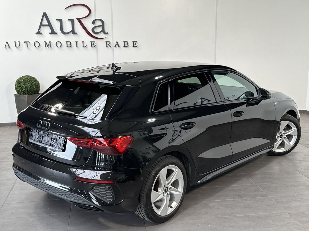 Audi A3 2022 г. Чёрный, пробег 48750 км