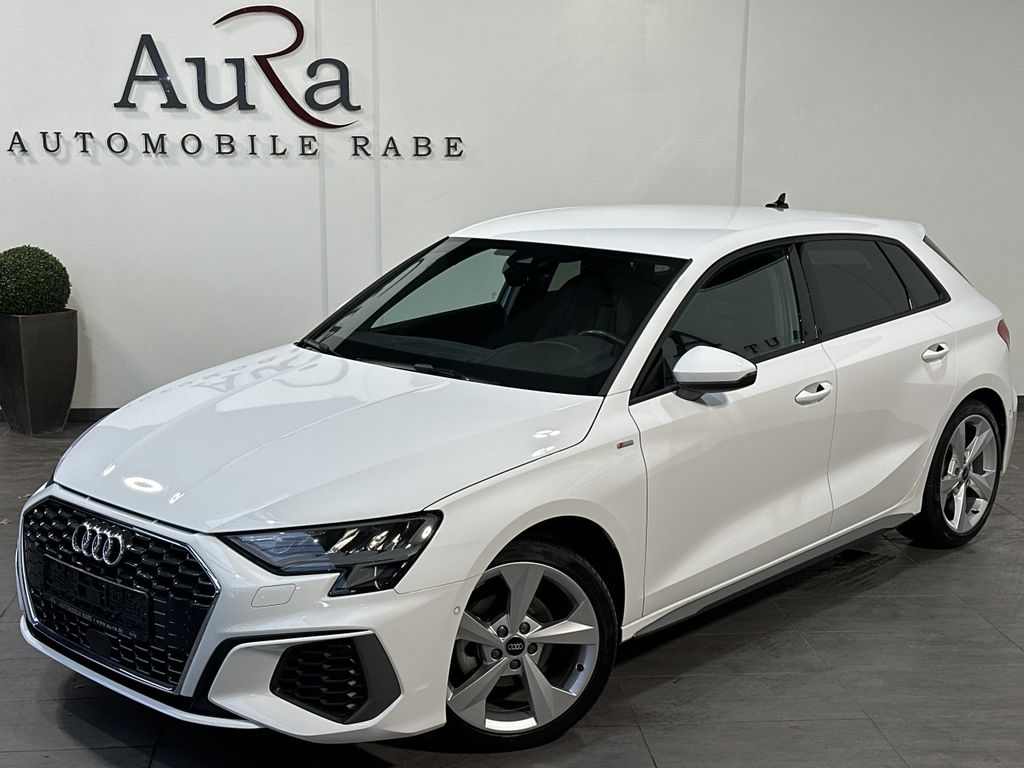 Audi A3 2023 г. Белый, пробег 54750 км