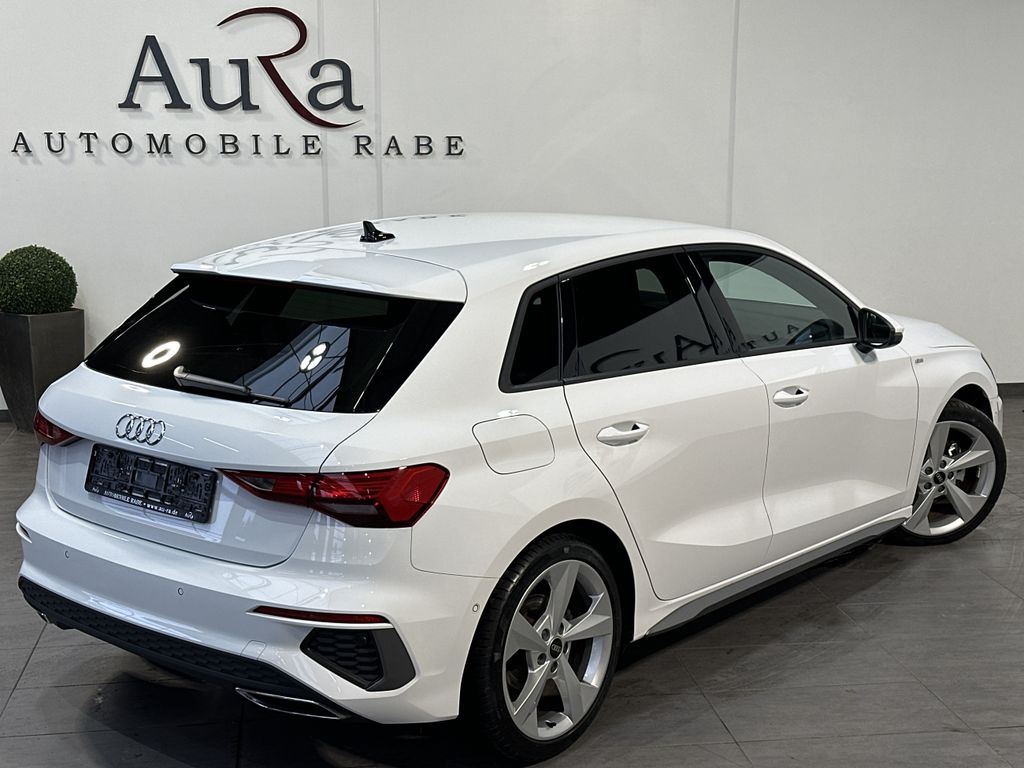 Audi A3 2023 г. Белый, пробег 54750 км