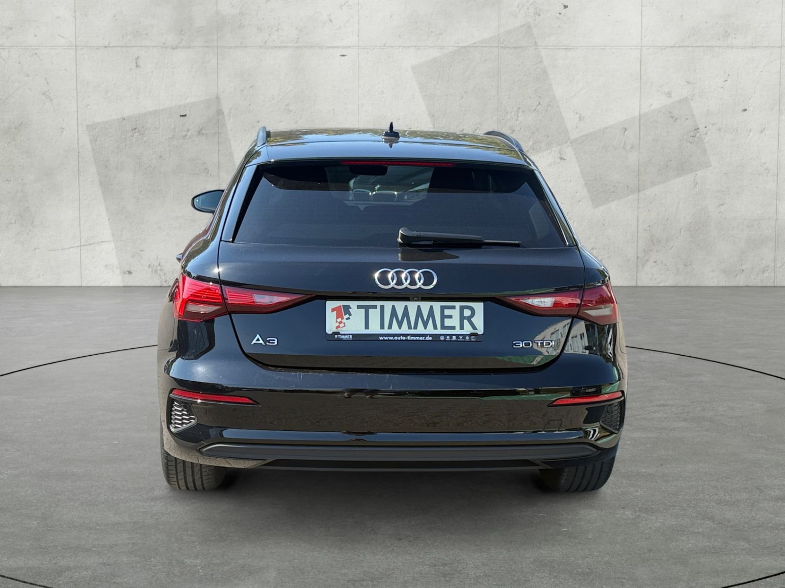 Audi A3 2023 г. Чёрный, пробег 58430 км