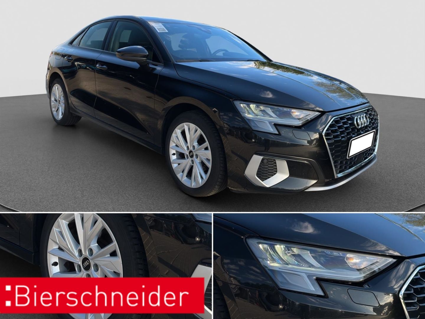 Audi A3 2022 г. Чёрный, пробег 58341 км