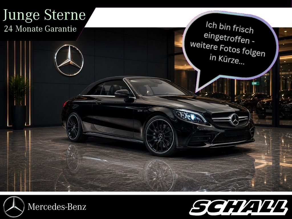 Mercedes-Benz C 43 AMG 2022 г. Чёрный, пробег 54954 км