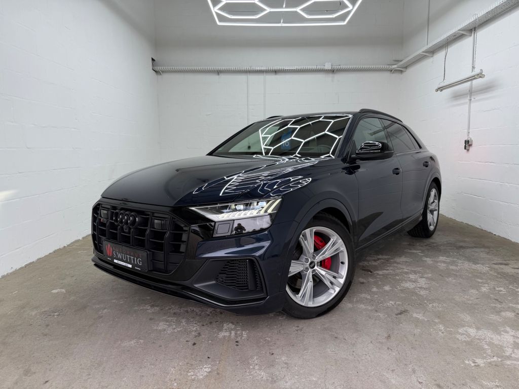 Audi SQ8 2023 г. Синий, пробег 28000 км
