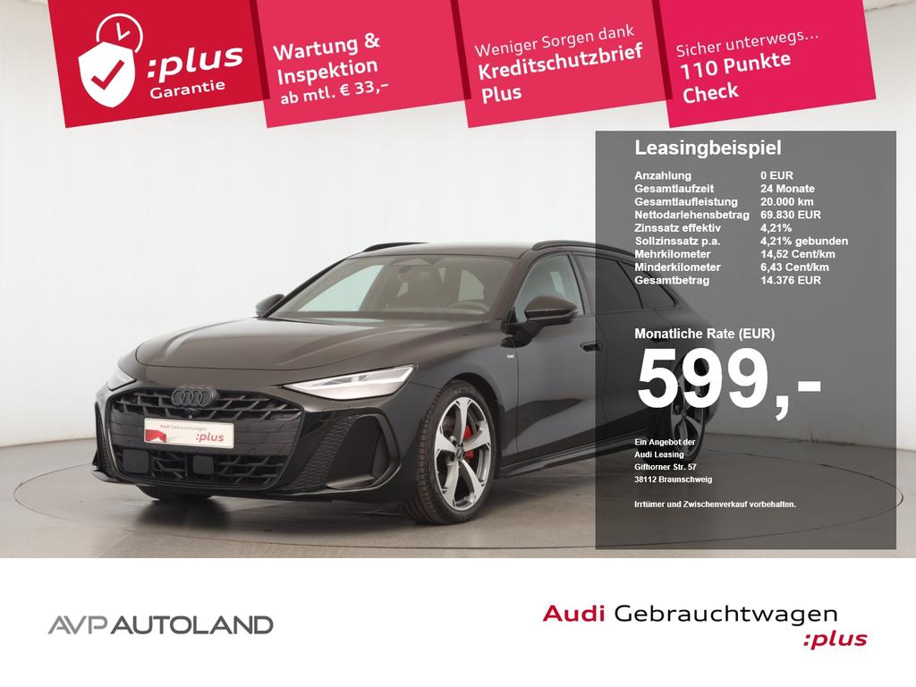 Audi A6 2025 г. Чёрный, пробег 19987 км