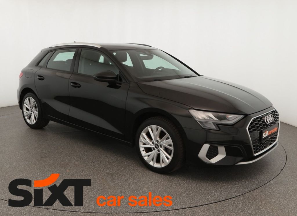 Audi A3 2022 г. Чёрный, пробег 42041 км