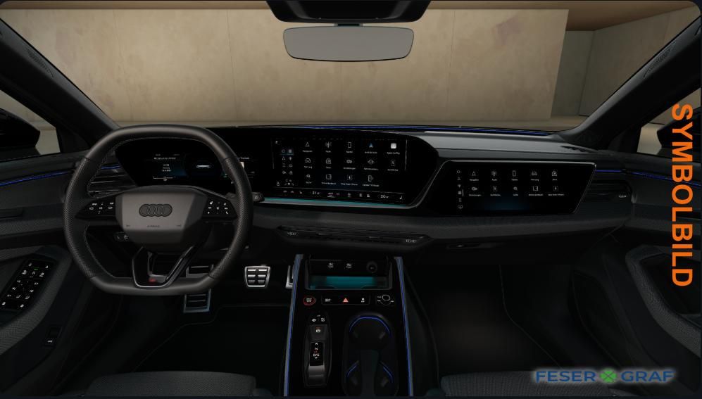 Audi A6 2025 г. Чёрный, пробег 19999 км