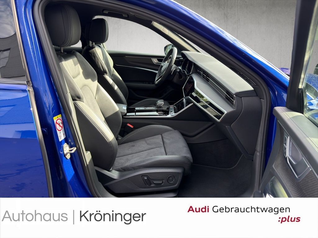 Audi S6 2023 г. Синий, пробег 58526 км