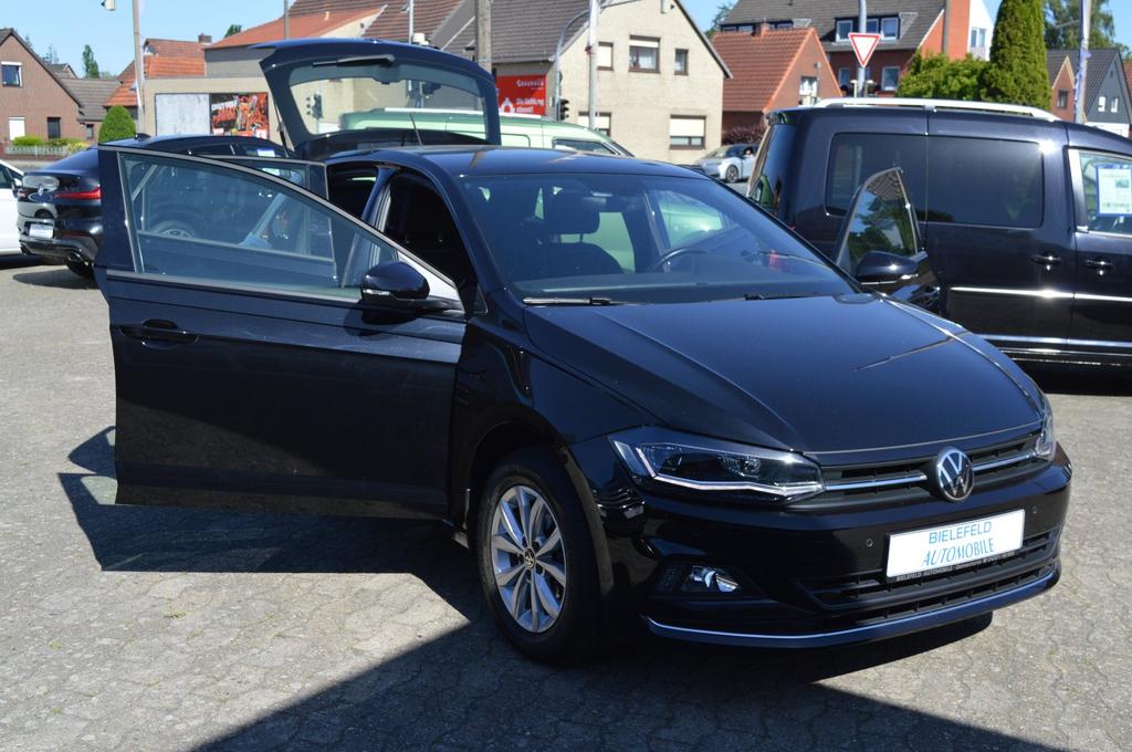 Volkswagen Polo 2021 г. Чёрный, пробег 41452 км