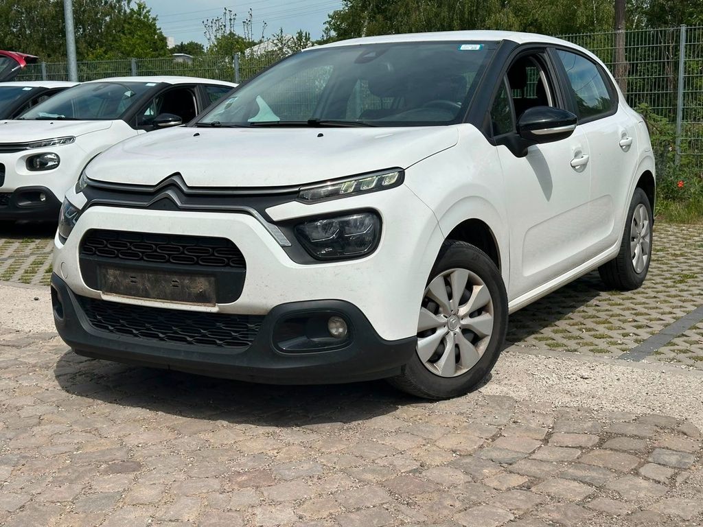 Citroen C3 2021 г. Белый, пробег 56600 км