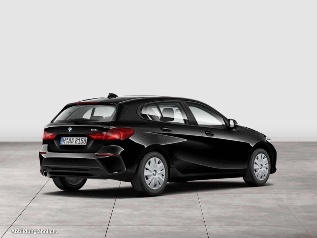 BMW 116 2023 г. Чёрный, пробег 39226 км