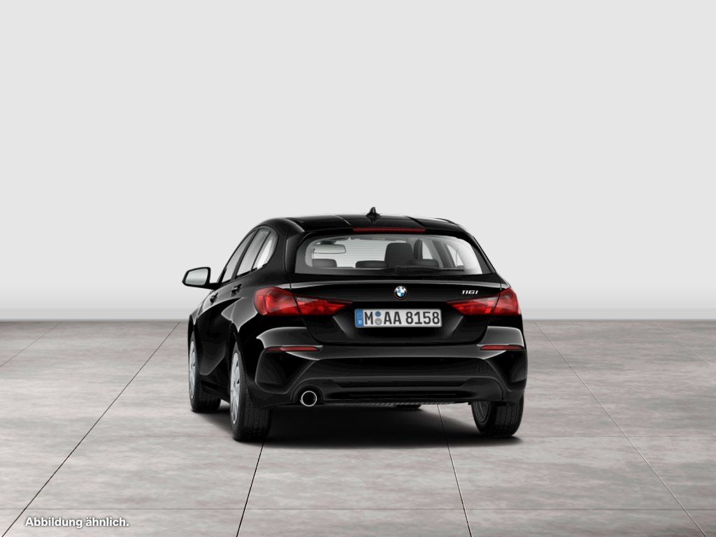 BMW 116 2023 г. Чёрный, пробег 39226 км