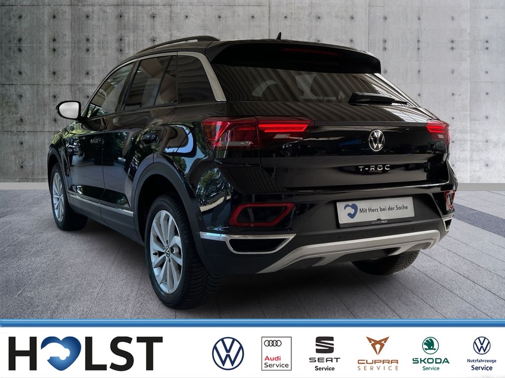 Volkswagen T-Roc 2022 г. Чёрный, пробег 49465 км