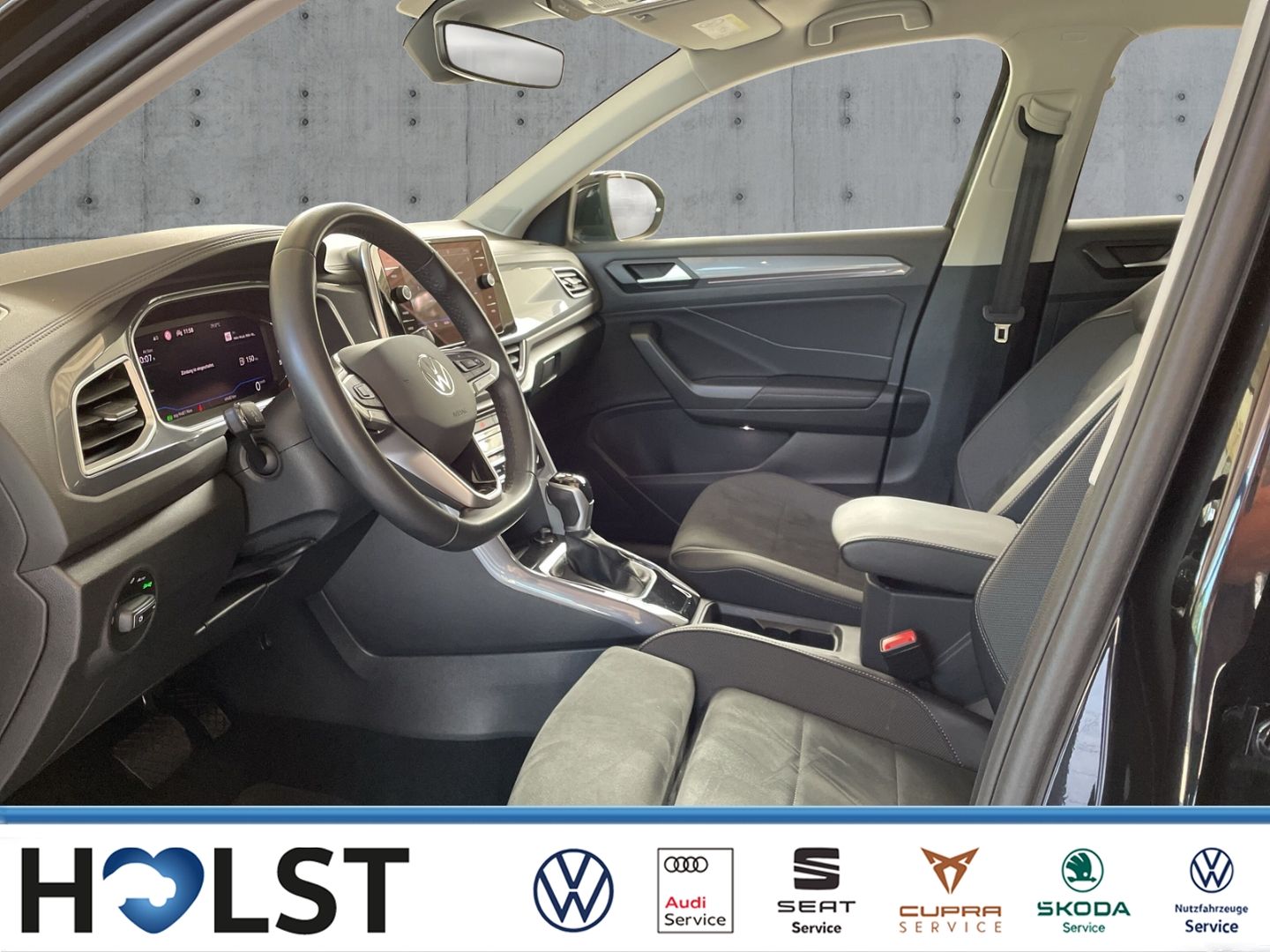 Volkswagen T-Roc 2022 г. Чёрный, пробег 49465 км