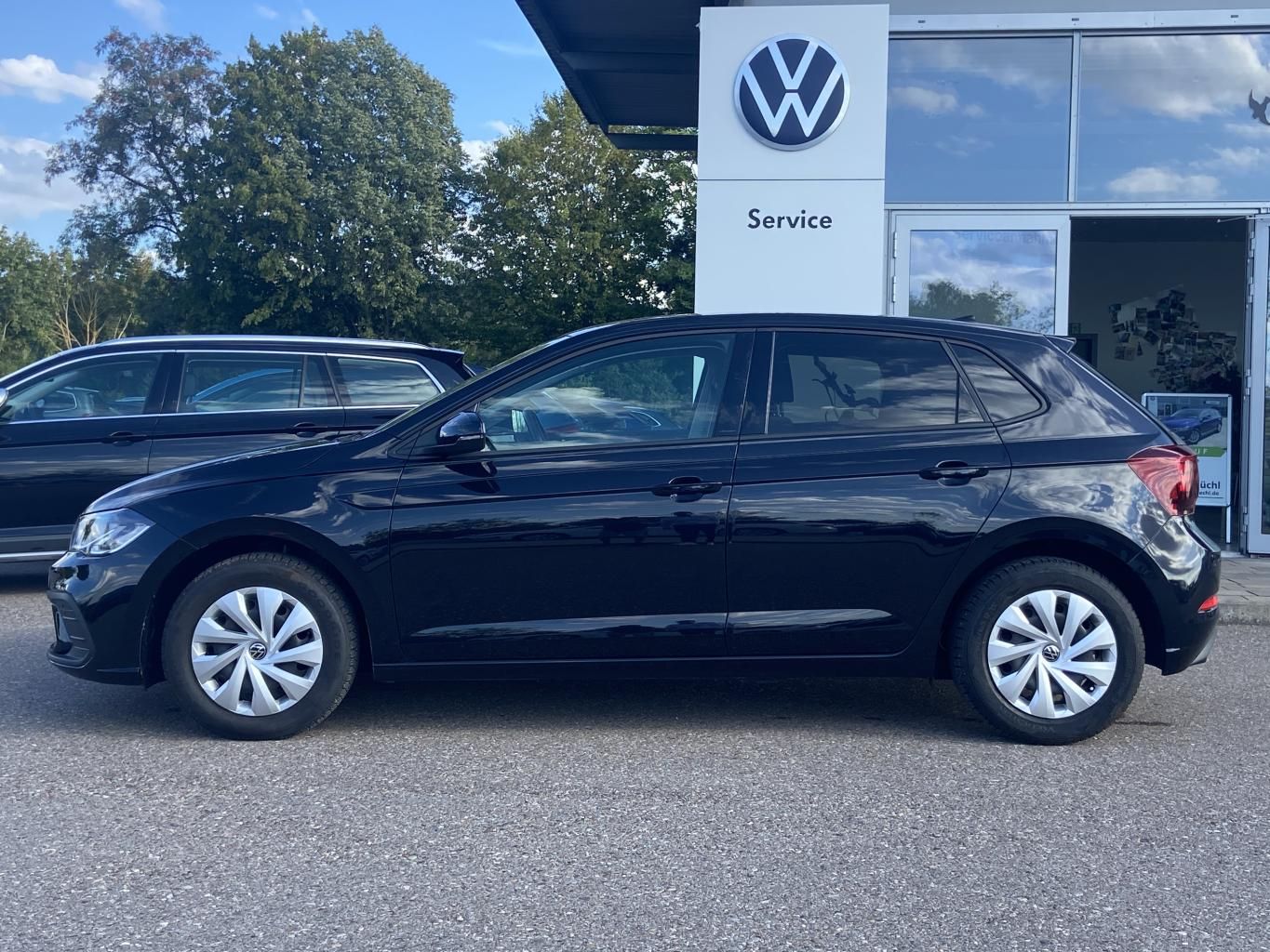 Volkswagen Polo 2023 г. Чёрный, пробег 45440 км