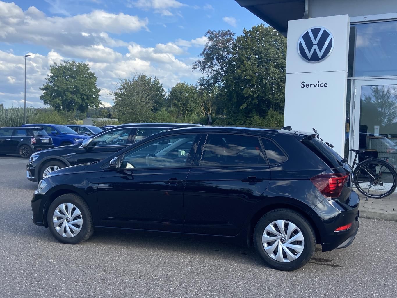 Volkswagen Polo 2023 г. Чёрный, пробег 45440 км