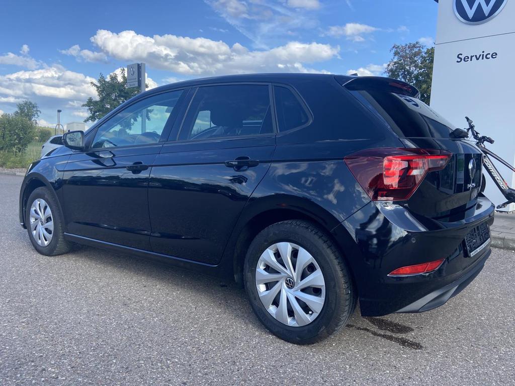 Volkswagen Polo 2023 г. Чёрный, пробег 45440 км
