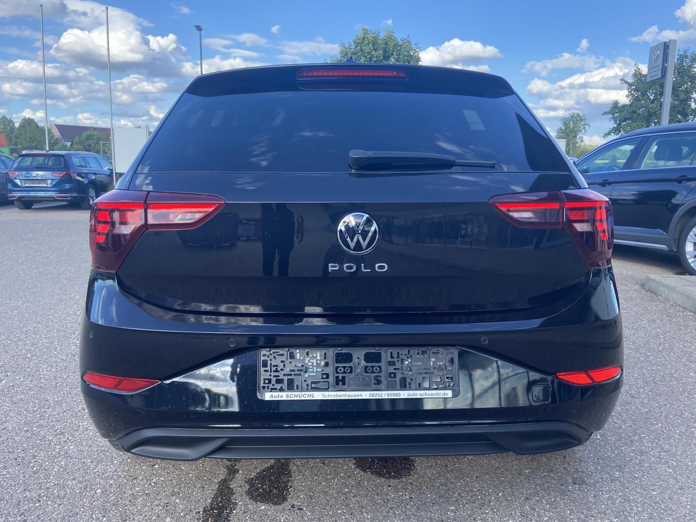 Volkswagen Polo 2023 г. Чёрный, пробег 45440 км