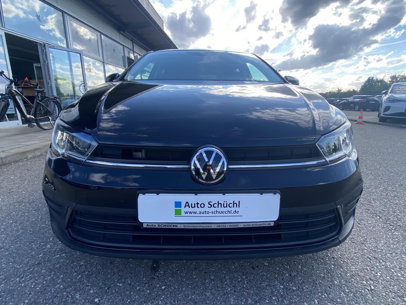 Volkswagen Polo 2023 г. Чёрный, пробег 45440 км