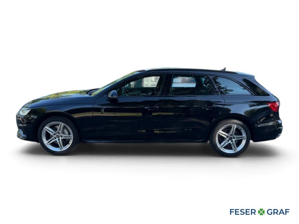 Audi A4 2023 г. Чёрный, пробег 54580 км