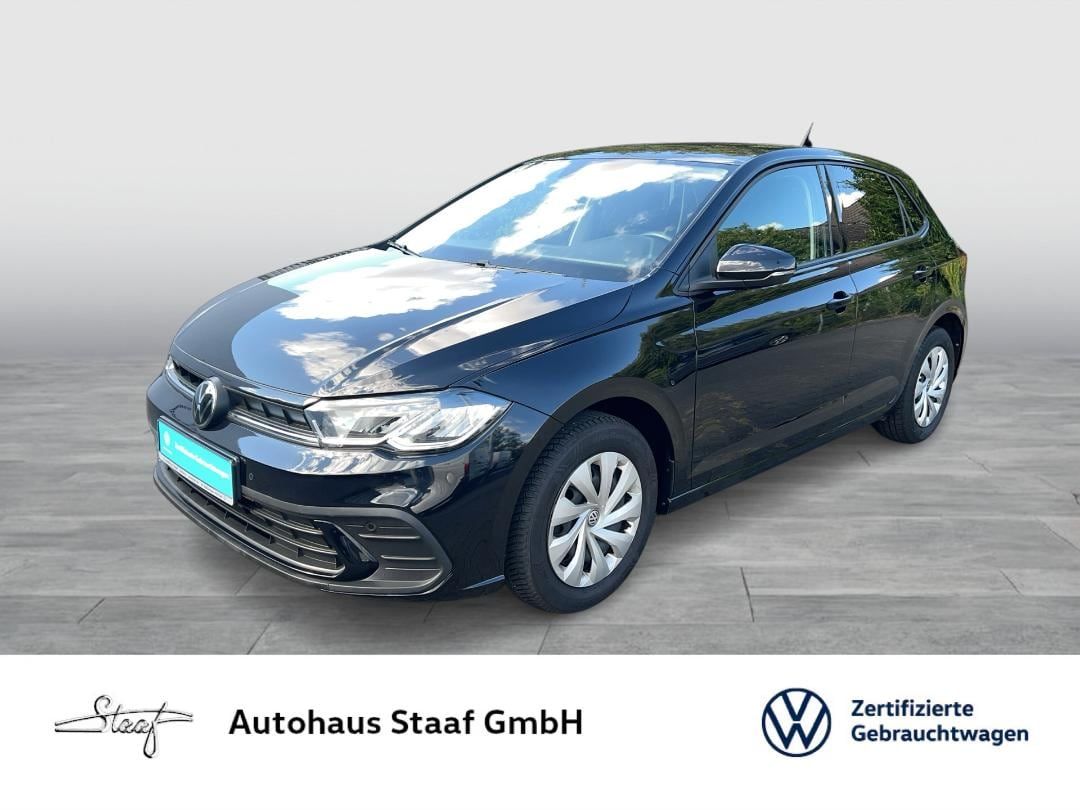 Volkswagen Polo 2023 г. Чёрный, пробег 45822 км