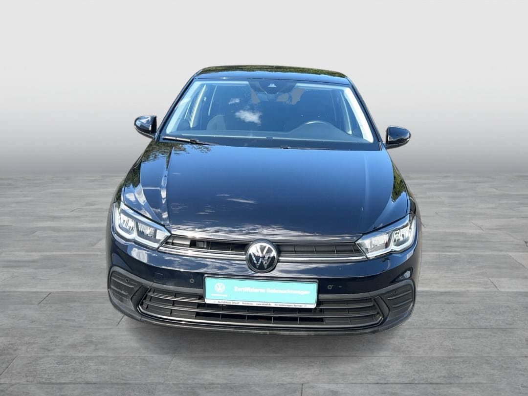 Volkswagen Polo 2023 г. Чёрный, пробег 45822 км