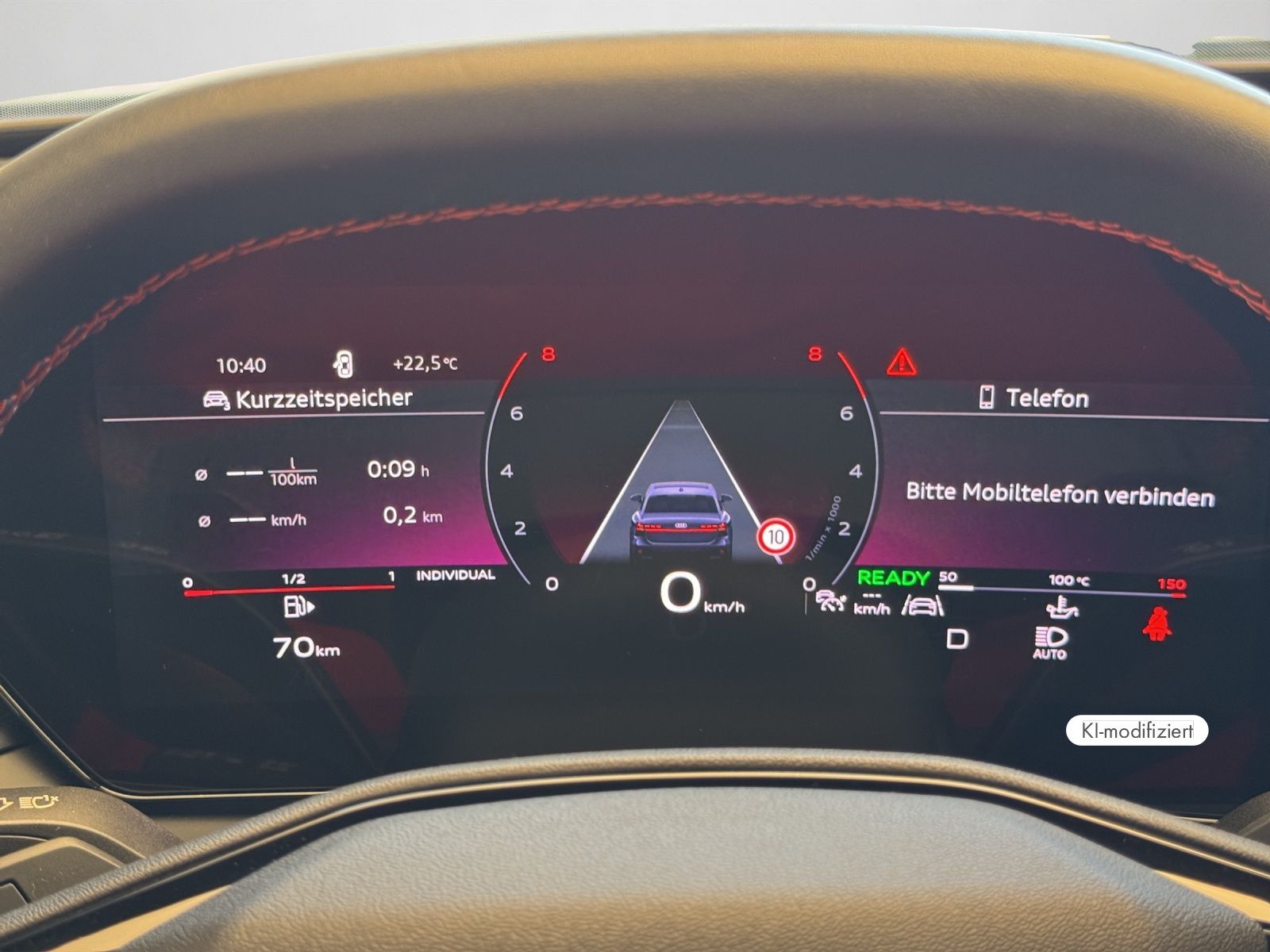 Audi A6 2025 г. Чёрный, пробег 19900 км
